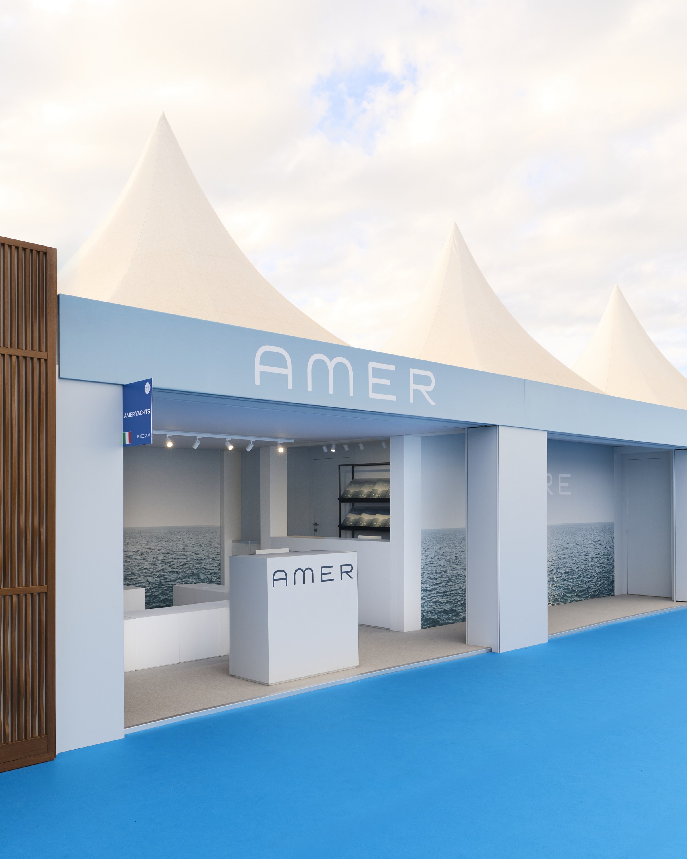 Amer Yachts — Stand — Alberto Filippini