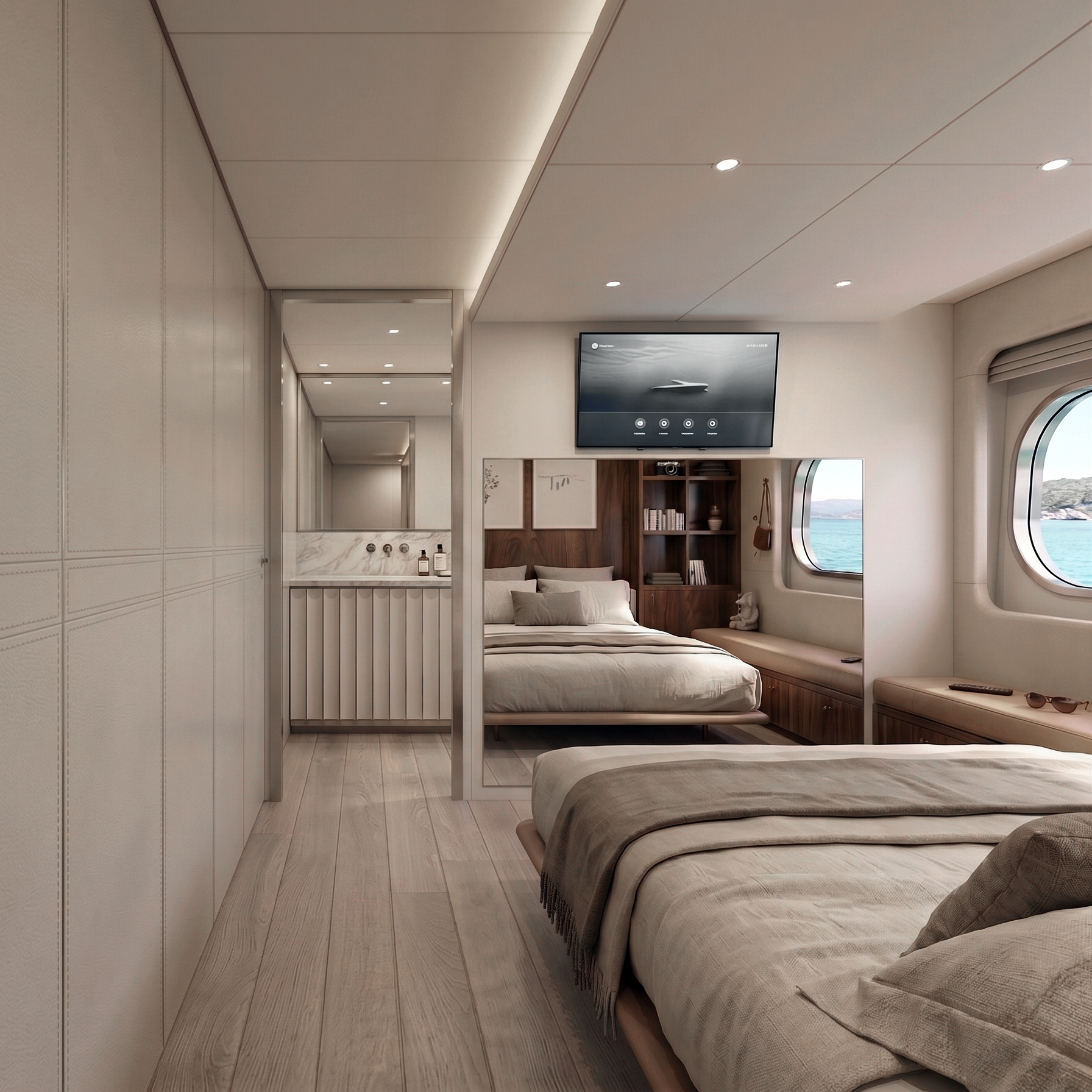 VIP Cabin — 140' M/Y — Alberto Filippini